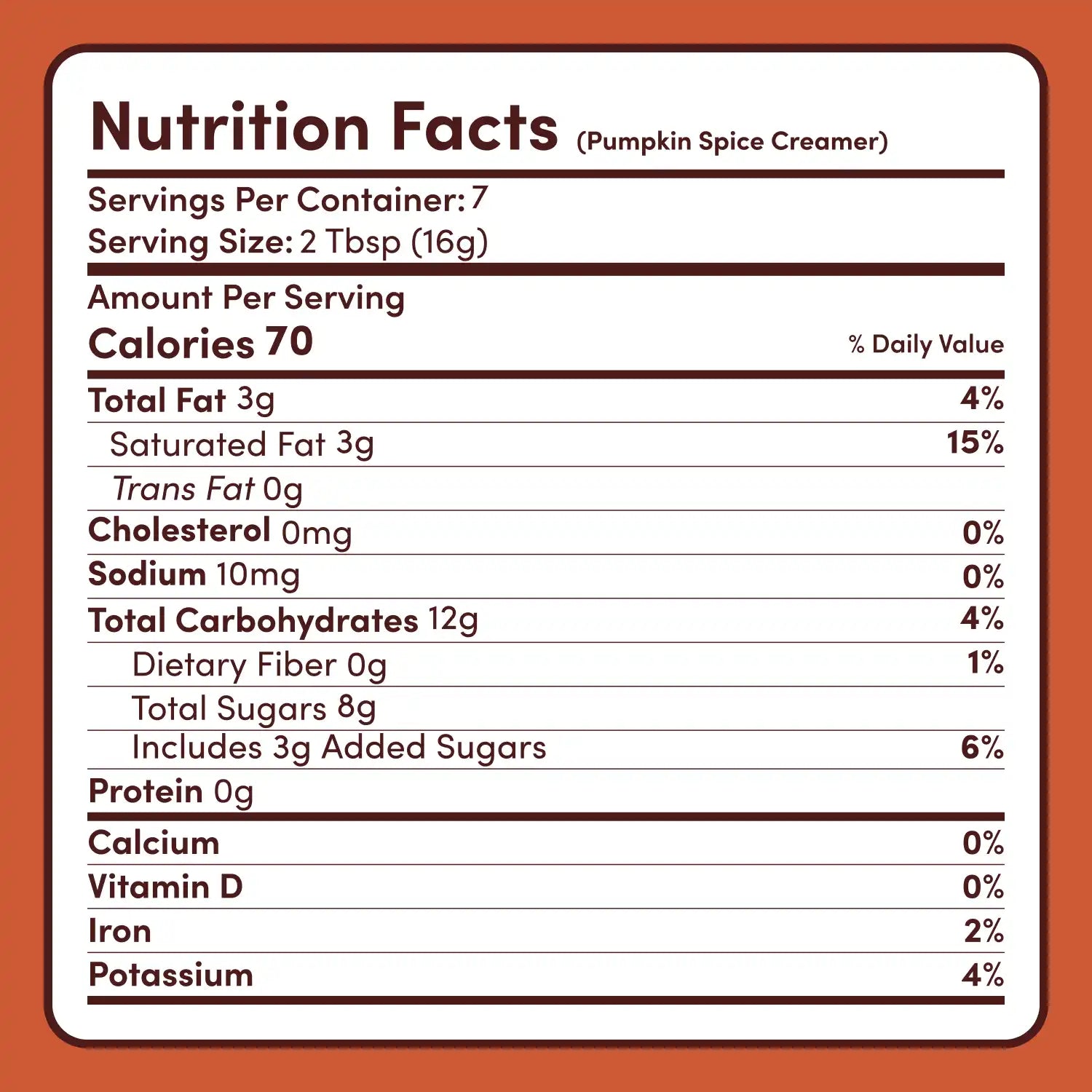 Pumpkin Spice Superfood Creamer Add-On (SPECIAL PRICING) Z8