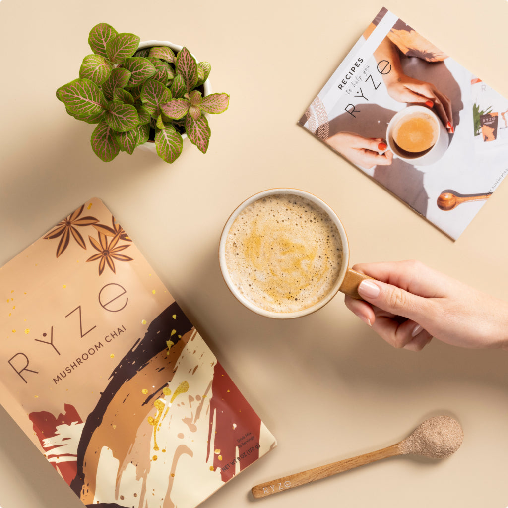 RYZE Mushroom Chai Starter Bag A1