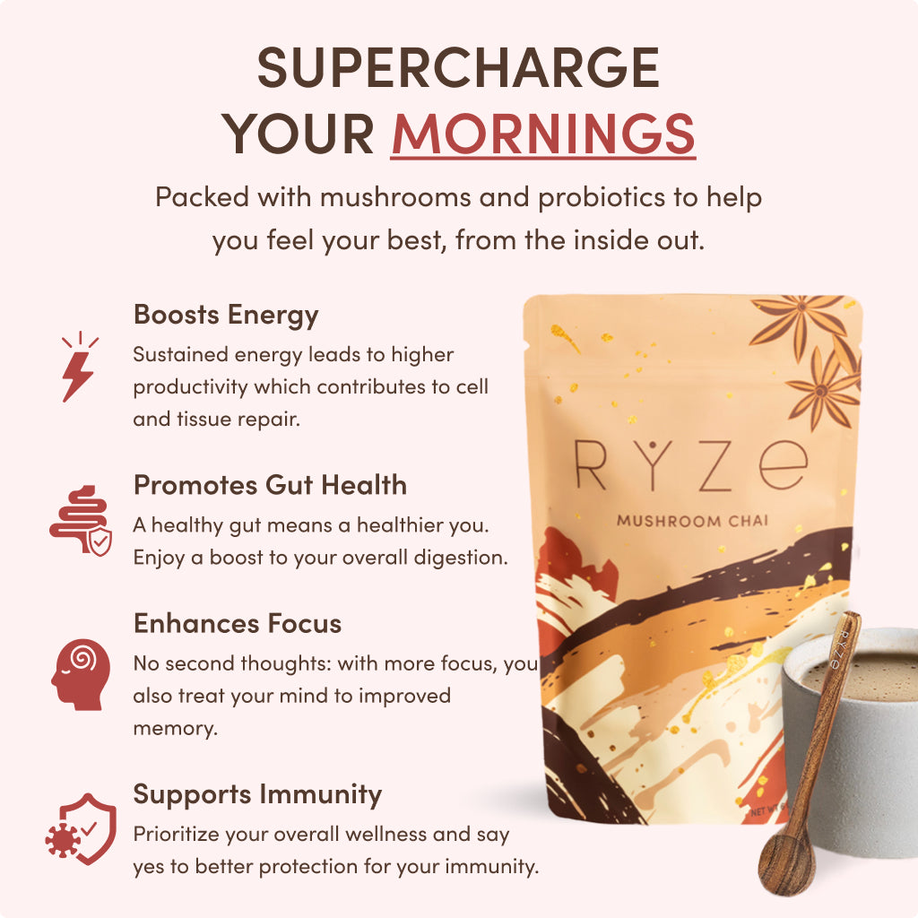 RYZE Mushroom Chai Starter Bag A1