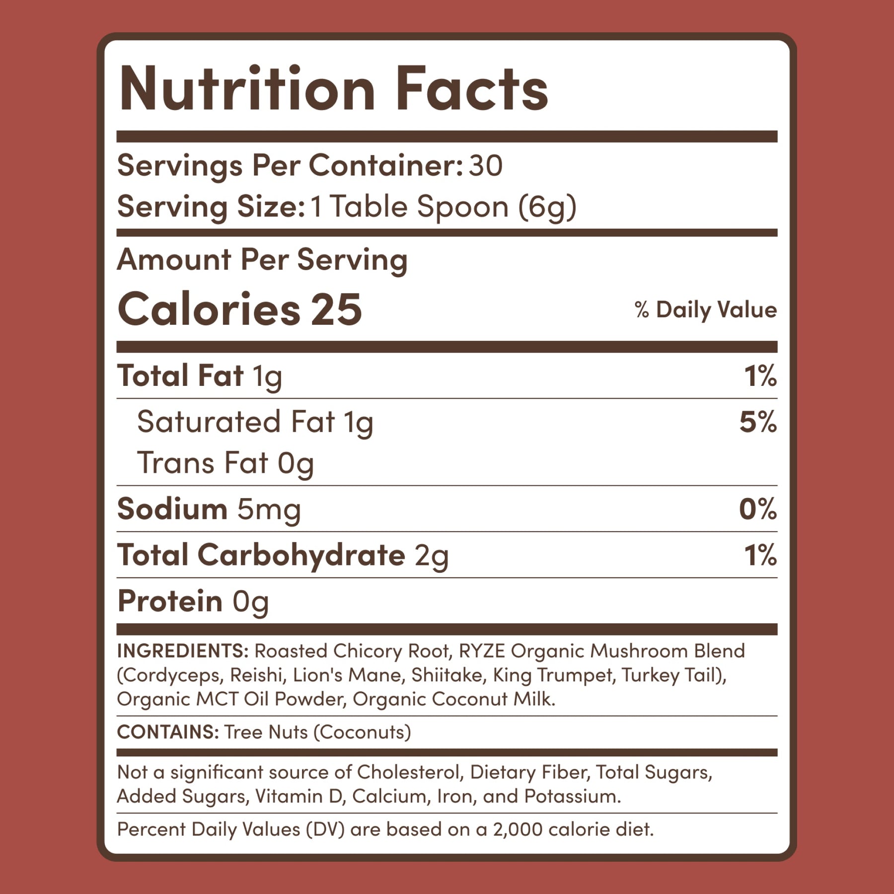 Mushroom Chicory (30 Servings) I0