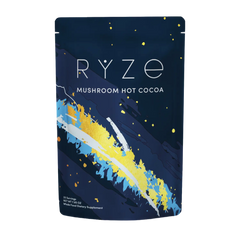 RYZE Mushroom Hot Cocoa — Organic Instant Cocoa with L-Theanine & Melatonin, 20 Servings M1