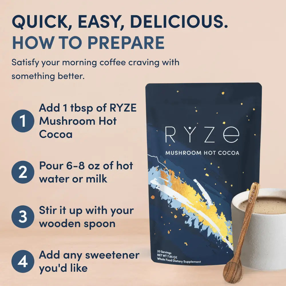 RYZE Ritual Set: Cocoa + Coffee J7