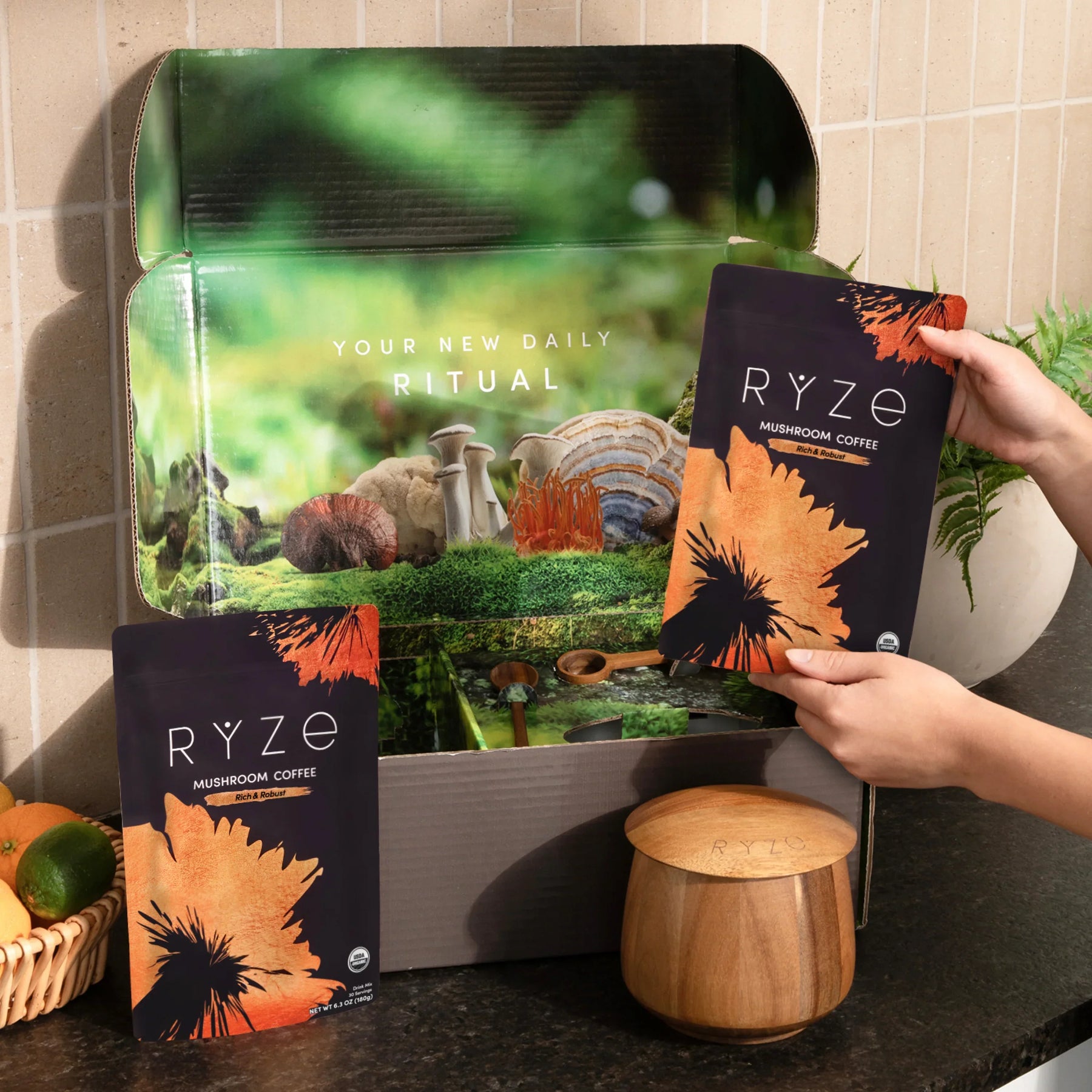 RYZE Ritual Set Dark Roast (90 Day Plan) B6