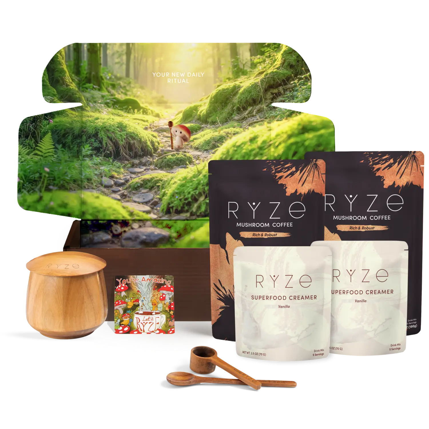 Ryze Dark Roast Ritual Set 3 Month Plan O9