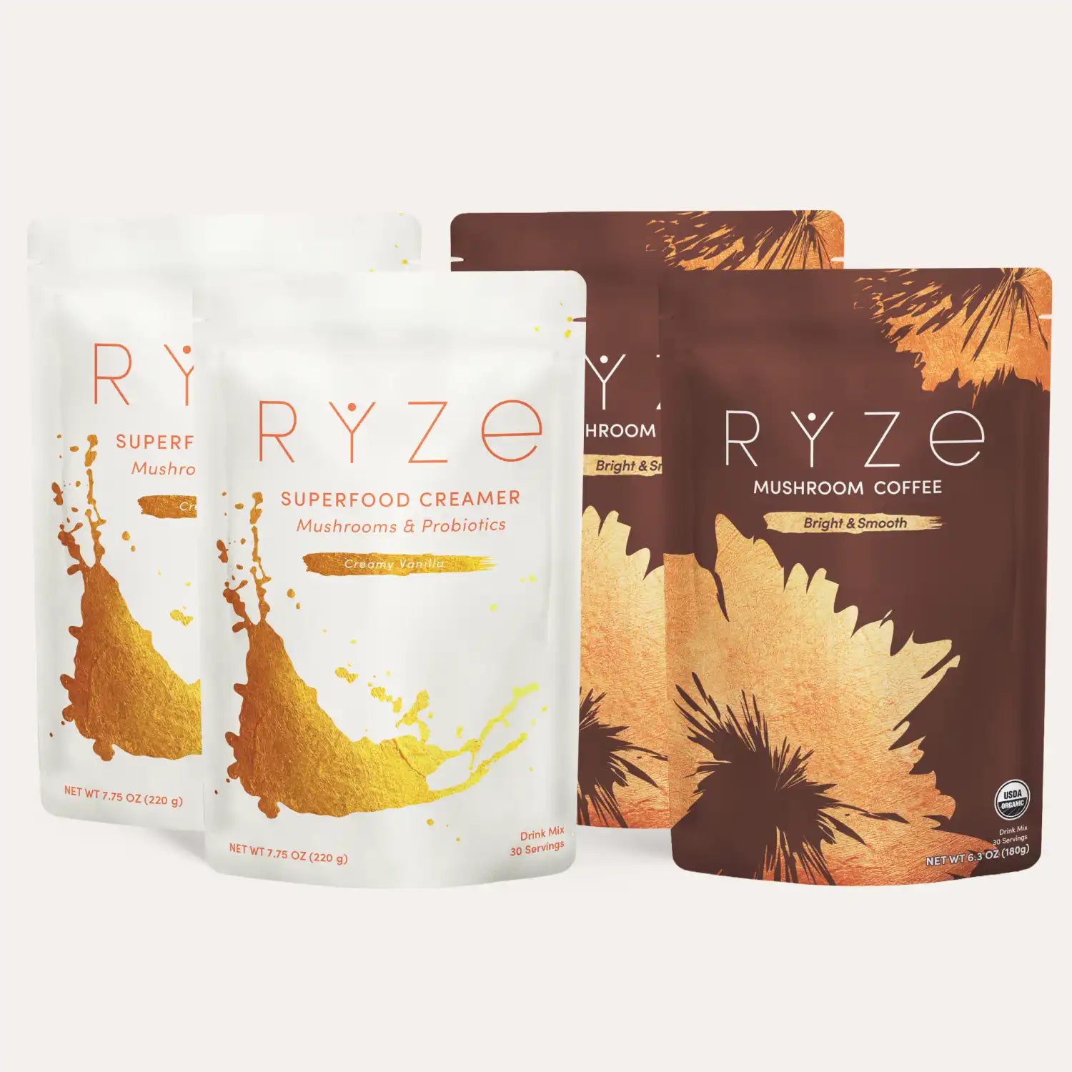 RYZE Lovers Gift Set (2 Coffees + 2 Creamers) Y4