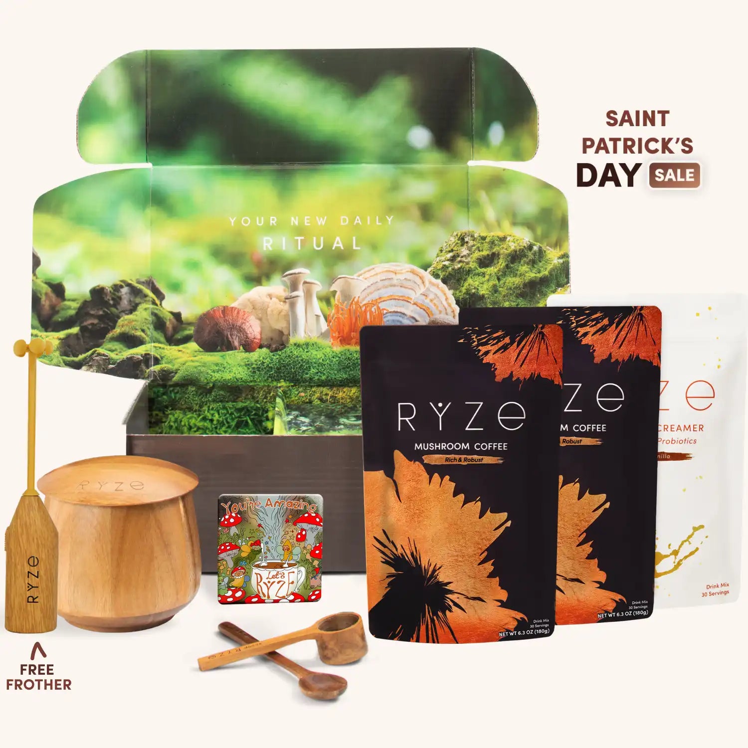 Mushroom Coffee Ritual Set G3