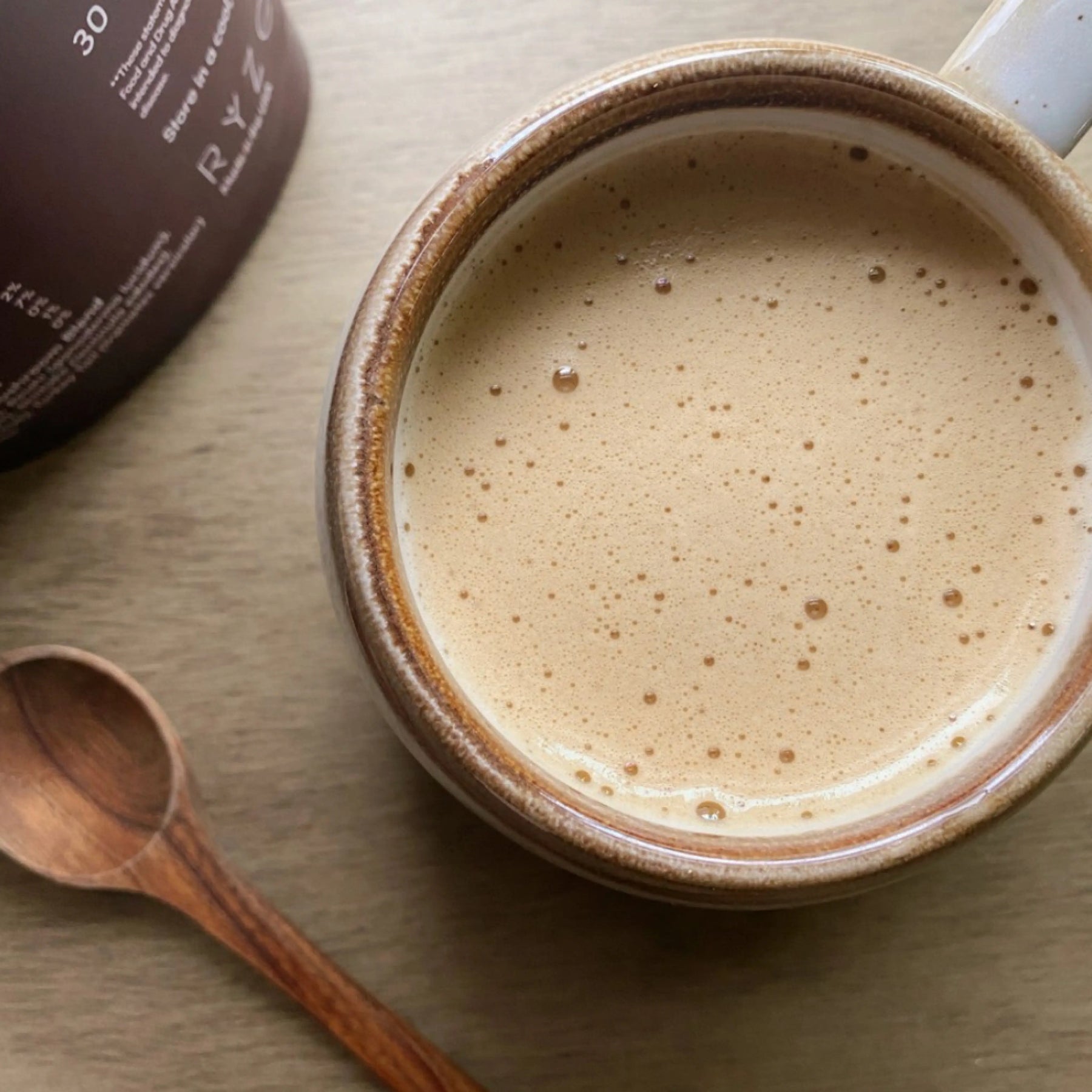 RYZE Mushroom Coffee — Organic Instant Coffee with Cordyceps & Reishi, 30 Servings Z5