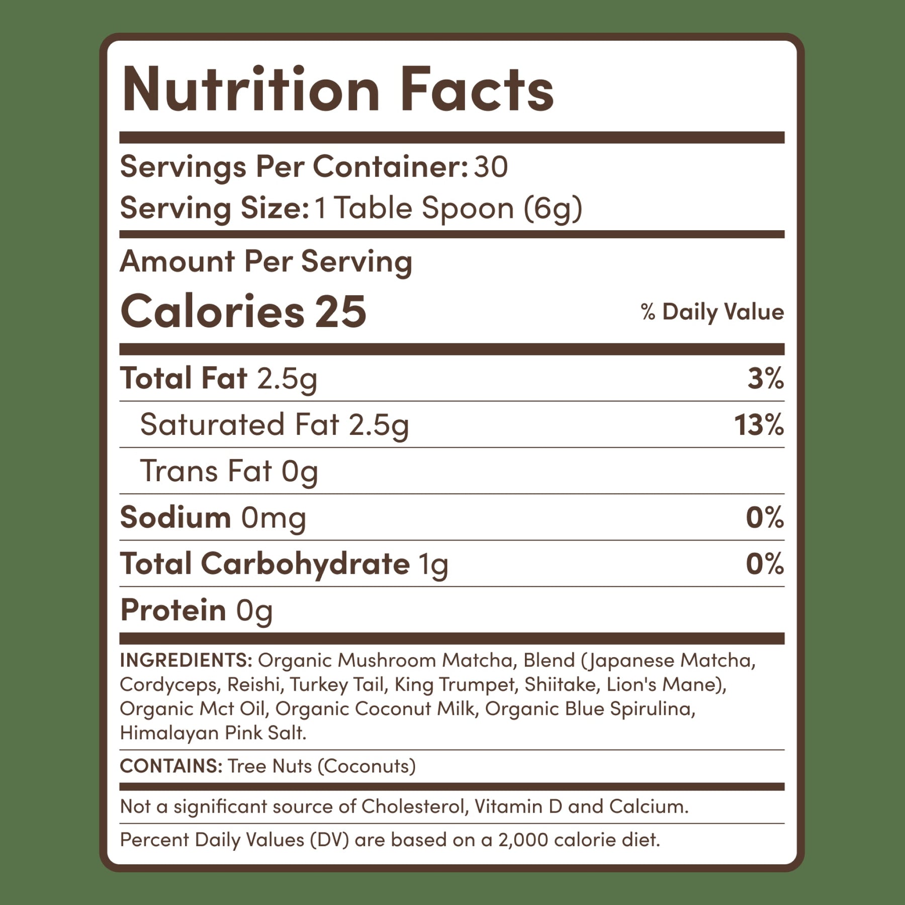 RYZE Mushroom Matcha — Organic Instant Matcha Latte with Lion's Mane & King Trumpet, 30 Servings T5