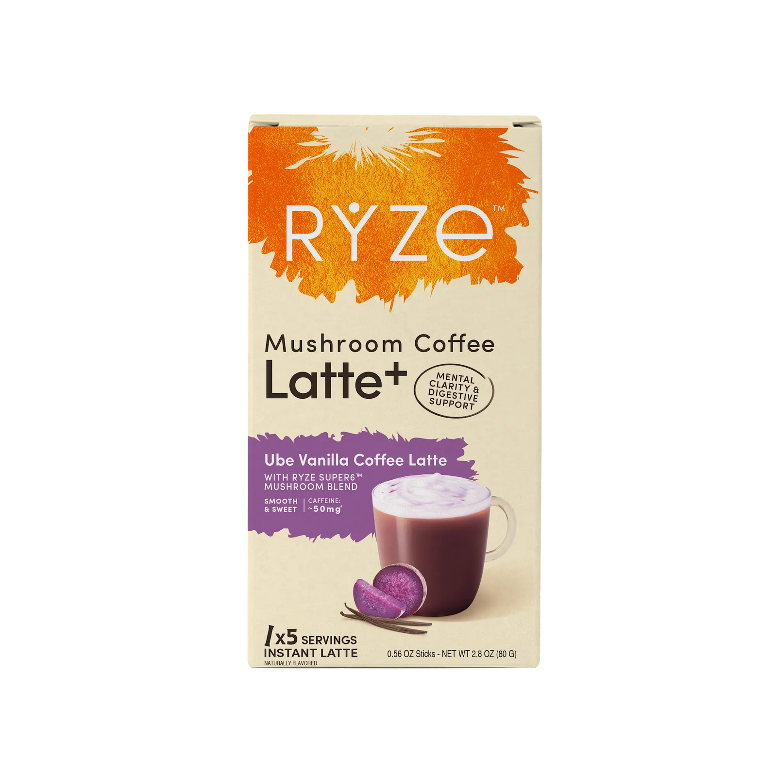 Ube Vanilla Coffee Latte Carton M3