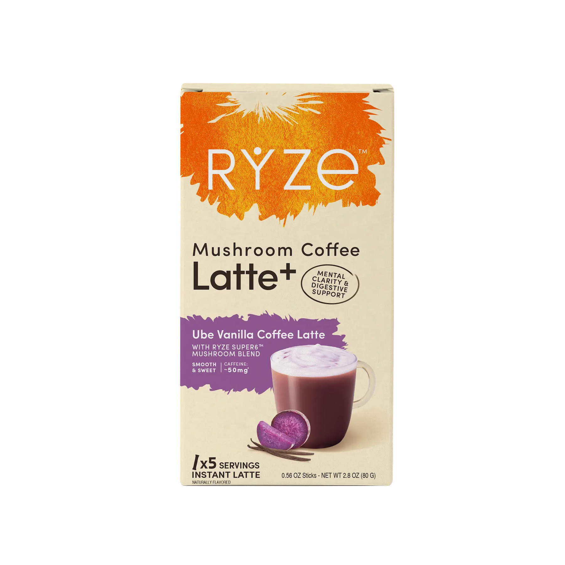 Ube Vanilla Coffee Latte Carton M3