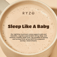 RYZE Hot Cocoa - with 6 Sleep Superfoods to Help Fall Asleep and Stay Asleep Q7