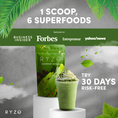 RYZE Organic Mushroom Matcha Starter Kit (60 servings) H3