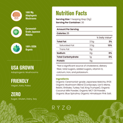 RYZE Organic Mushroom Matcha Starter Kit (60 servings) H3
